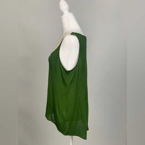 Anthropologie Leifnotes Scalloped Strings Tank Size XS - Picture 3 of 6